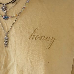 Honey yellow Brandy Melville T-shirt